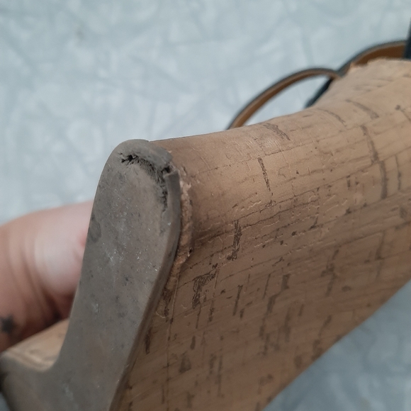 Black strappy sandal espadrilles 8 - Picture 8 of 10